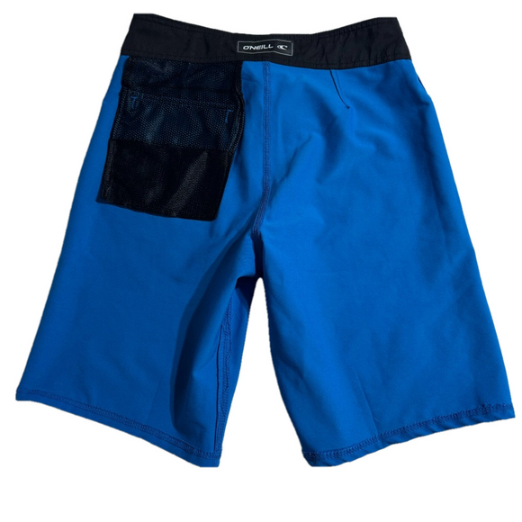 O’Neill Swim Trunks Blue Black Youth Men Size 28 Inches Teen Surf Shorts - Picture 6 of 10